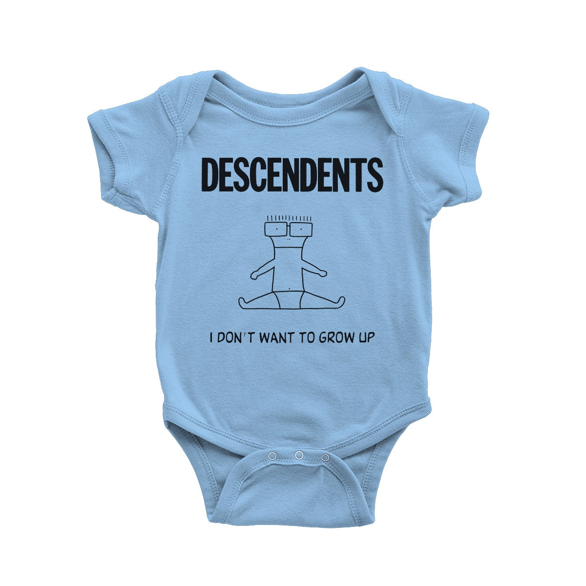 I Don't Want To Grow Up Onesie (Blue)