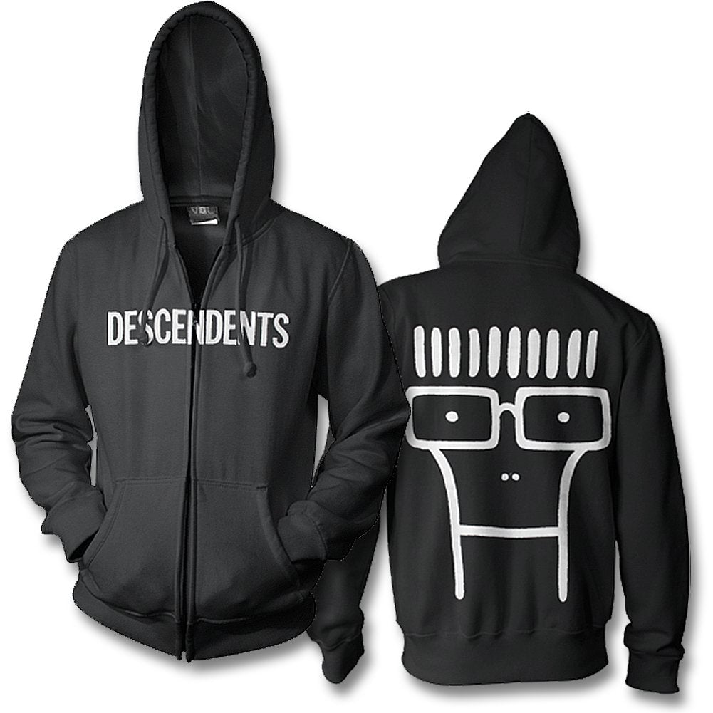Classic Milo Zip-Up Hoodie (Black)