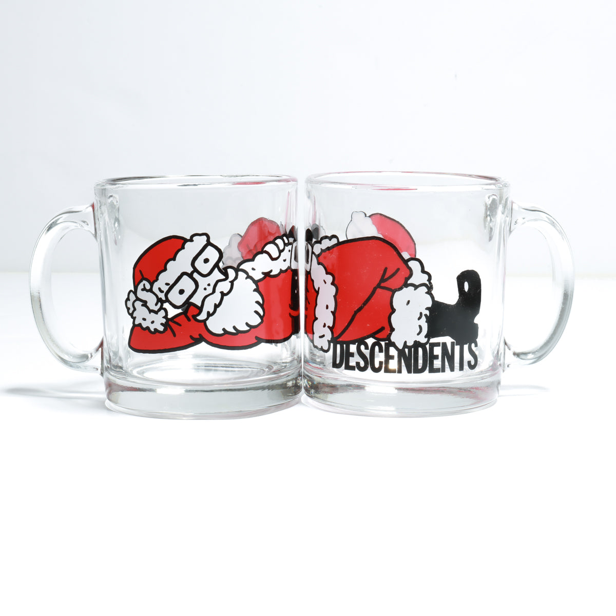 Santa Milo Glass Coffee Mug