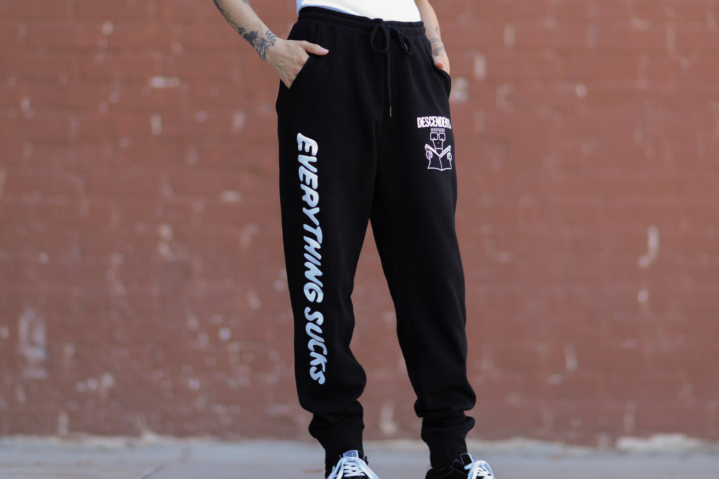 Everything Sucks Sweatpants (Black)