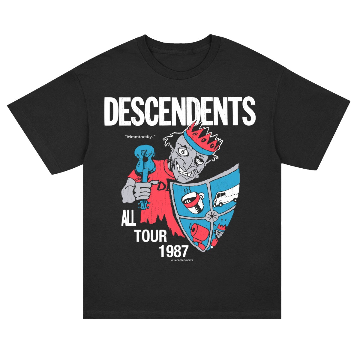 Descendents All Tour 1987 Jester T-Shirt (Black)