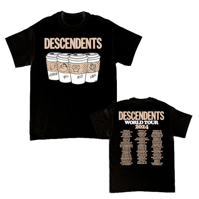 4 Mugs 2024 World Tour T-Shirt (Black)