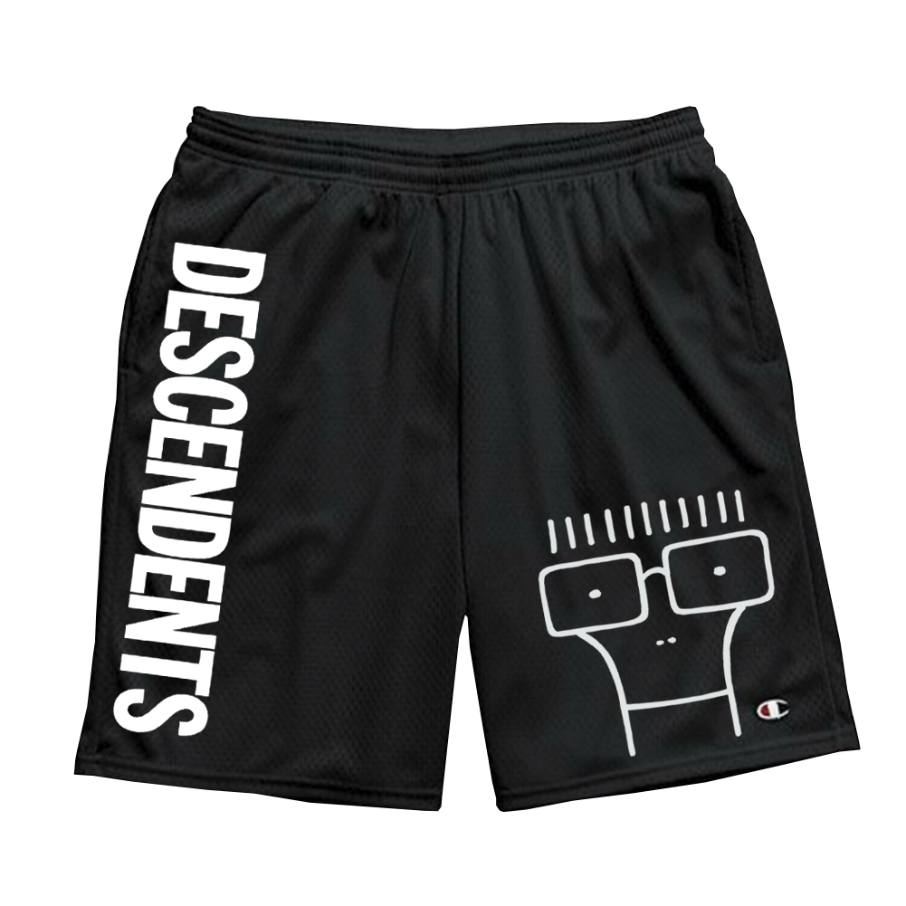 Milo Logo Mesh Shorts (Black)
