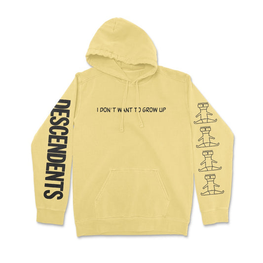 I Don't Want To Grow Up Pullover Hoodie (Yellow)