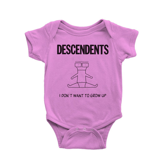 I Don't Want To Grow Up Onesie (Pink)