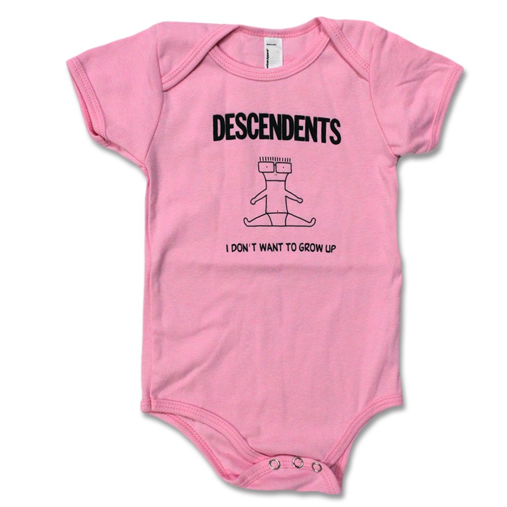 I Don't Want To Grow Up Onesie (Pink)