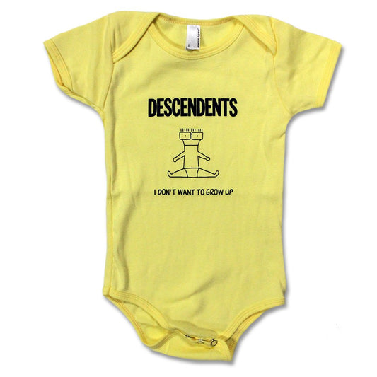 I Don't Want To Grow Up Onesie (Yellow)