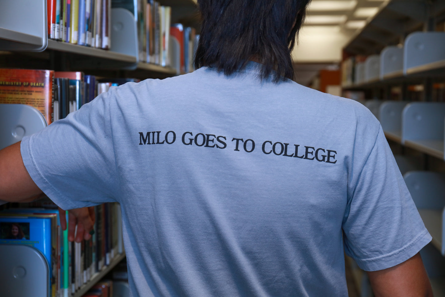 Milo Goes To College T-Shirt (Granite)