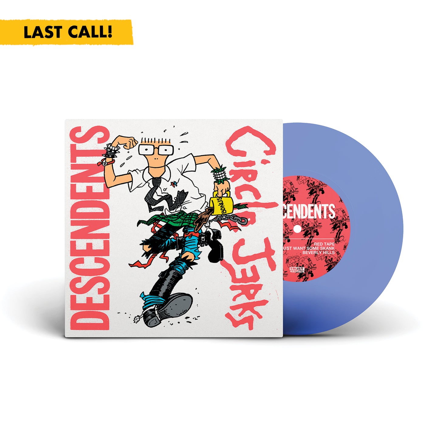 Split 7" (Transparent Blue)