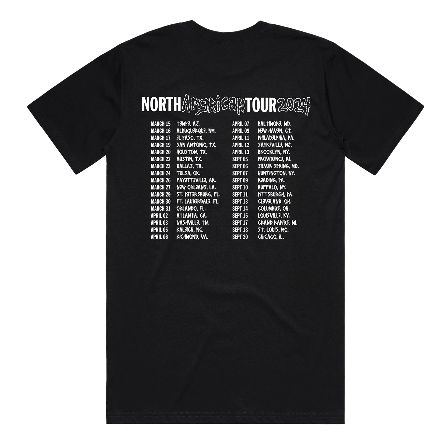 2024 Fall Tour T-Shirt (Black)