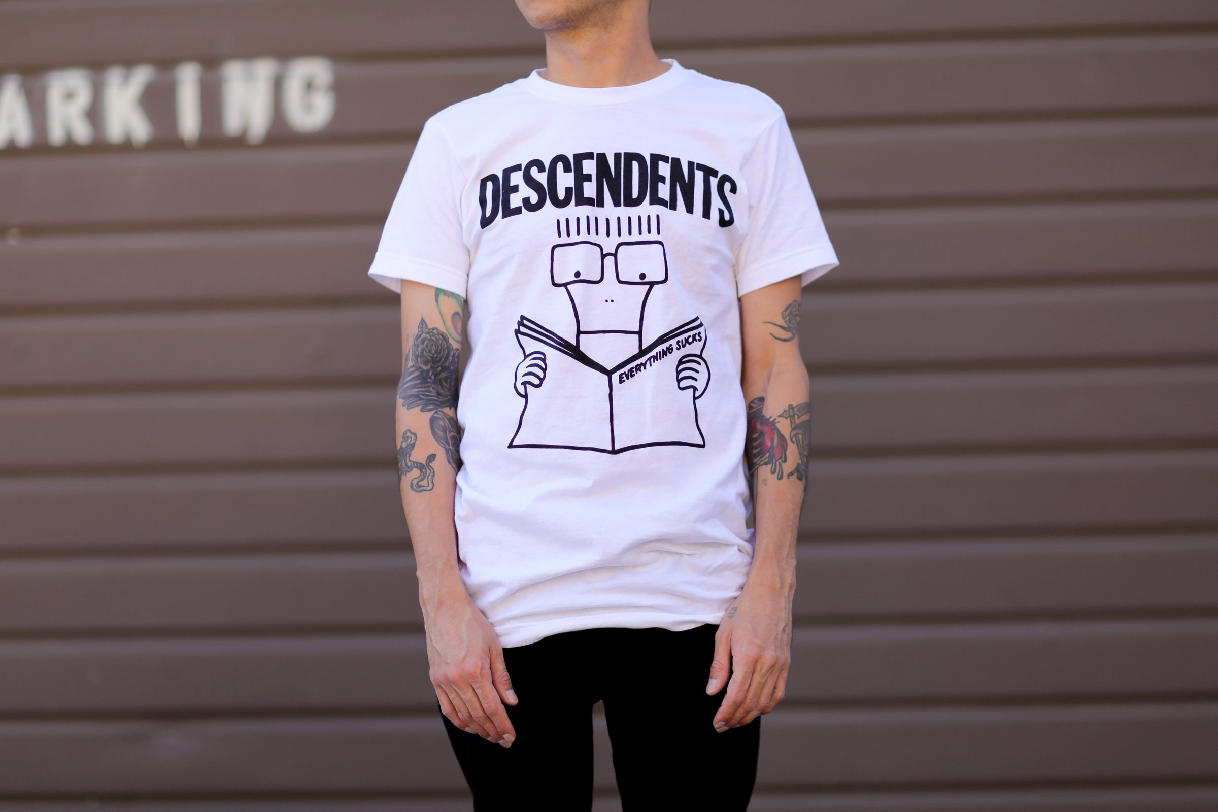 Everything Sucks 25th Anniversary Tee (White) – Descendents Store