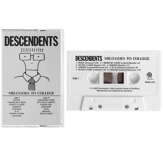 Milo Goes To College Cassette (White)