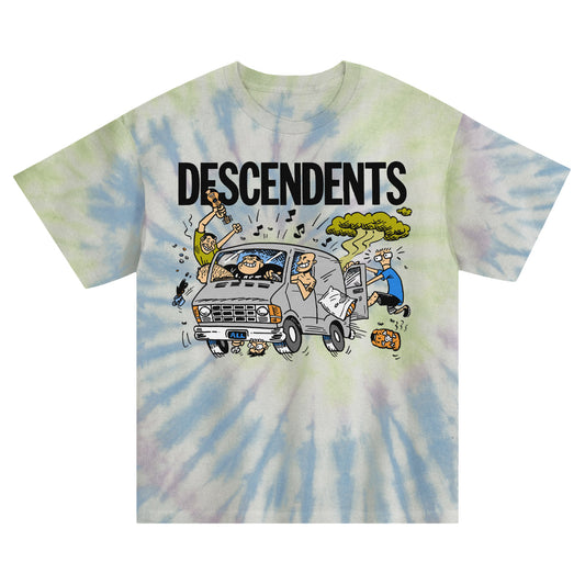 Van T-Shirt (Watercolor Spiral Dye)