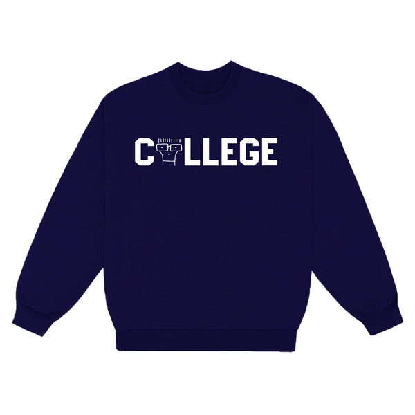 College Crewneck Sweatshirt (Navy) – Descendents Store