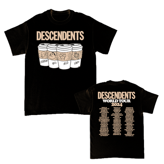 4 Mugs 2024 World Tour T-Shirt (Black)