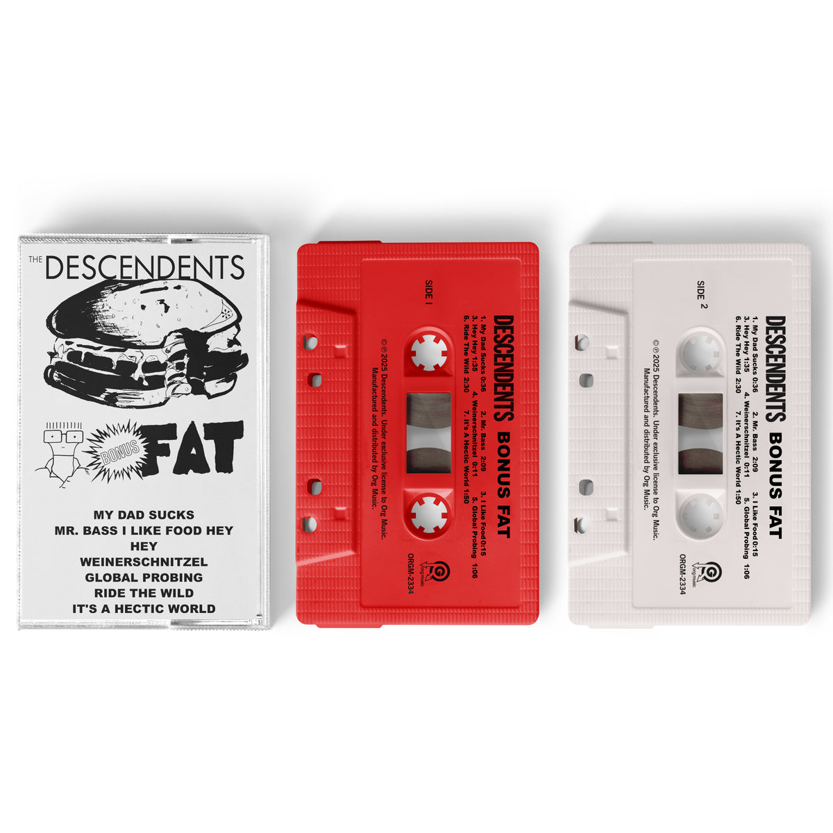 Descendents - Bonus Fat Cassette (Red/White)